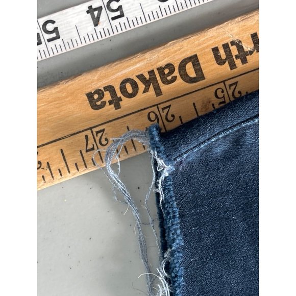 7 For All Mankind The High Waist Ankle Skinny Jean Women 25 Raw Hem Trendy Casua - Picture 7 of 8